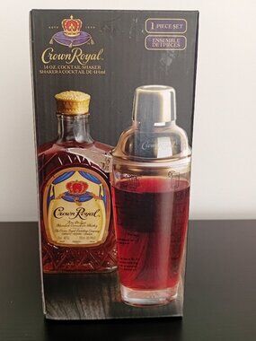 Crown Royal Cocktail Shaker NEW in Box